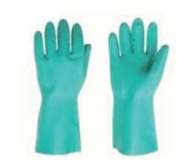 Green Nitrile Gloves - Size 10